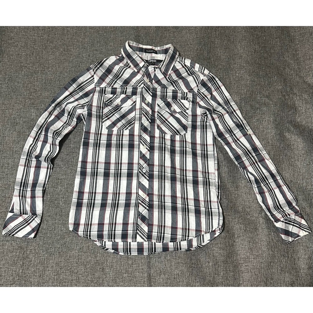 Men's Carbon Classic Fit Size S Long Sleeve Shirt